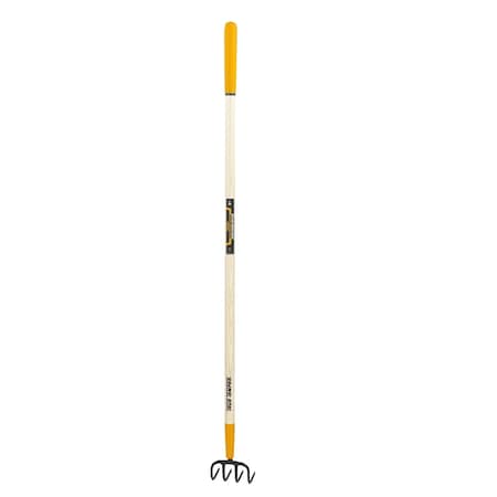 True Temper 4 Tine Steel Cultivator 54 in. Wood Handle 2862100
